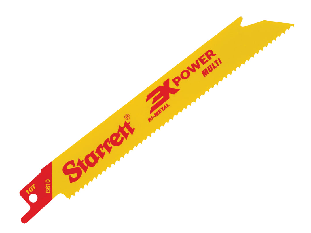 Starrett B6105-5 Bi-Metal Reciprocating Blade, Straight 152Mm 10 Tpi (Pack 5) - Image 5