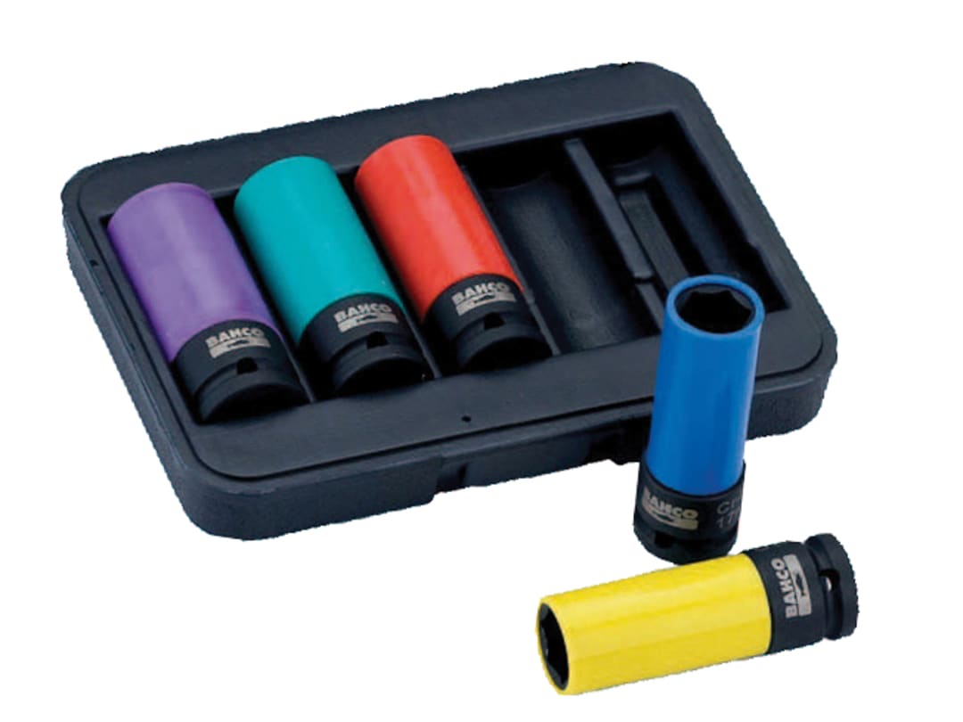 Bahco BWSS12P5 1/2in Drive Impact Wheel Socket Set, 5 Piece BAHBWSS12P5 - Image 13
