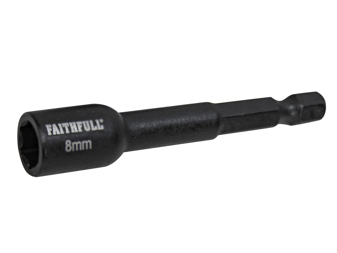 Faithfull FAISBMNUT8I Magnetic Impact Nut Driver 8mm x 1/4in Hex | - Image 8