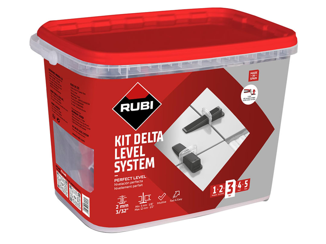 Rubi Tiling Tools Rubi Delta Level System Kit 03958