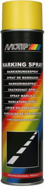 Motip Line spray (hand) yellow 000031