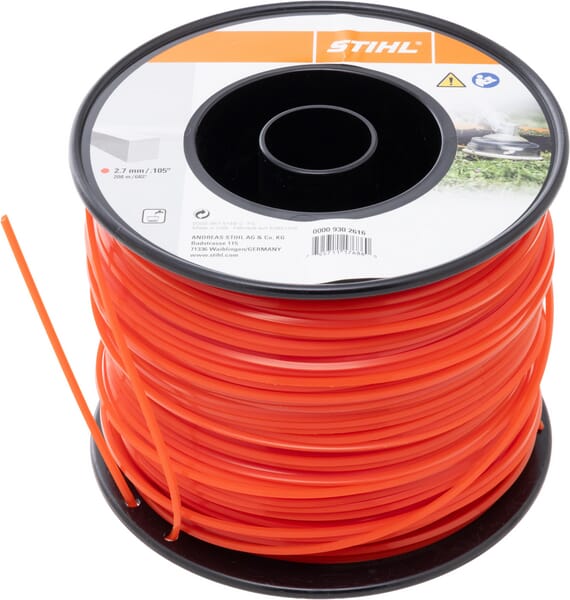 Stihl Trimmer Line Square Diameter 2.7Mm X 208.0M 00009302616