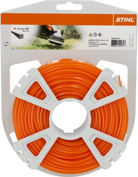 Stihl Trimmer line Square diameter 2.4mm x 83.0m 00009302641