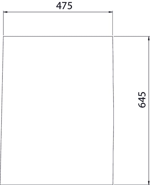 Kramp Front window lower 0011171681N