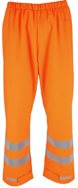 Hydrowear Orange Rain Trousers 38-42", Hi-Vis, Hydrosoft 014580Foxl
