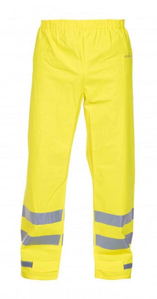 Hydrowear Yellow Rain Trousers 38-42", Hi-Vis, Hydrosoft 014580Fyxl