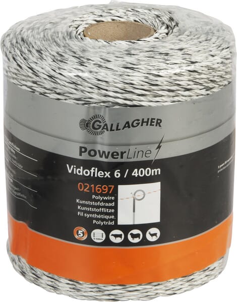 Gallagher White Vidoflex 6 400 M, 021697Gal