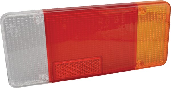 Cobo Light/Red/Amber Lens, Transparent//, Rectangular Rear/Right 0250120001