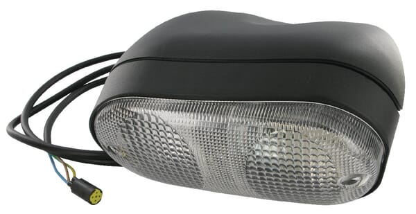 Cobo Light/Amber Direction And Position Lh Rectangular, 12V, Amber/Transparent, Bolt On, 0306410000