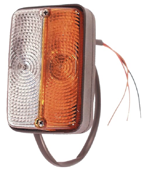 Cobo Light/Amber Direction And Position Lh Halogen, Front, Rectangular, 12V, Amber/Transparent, Bolt On, 120X56x80mm, 03151000