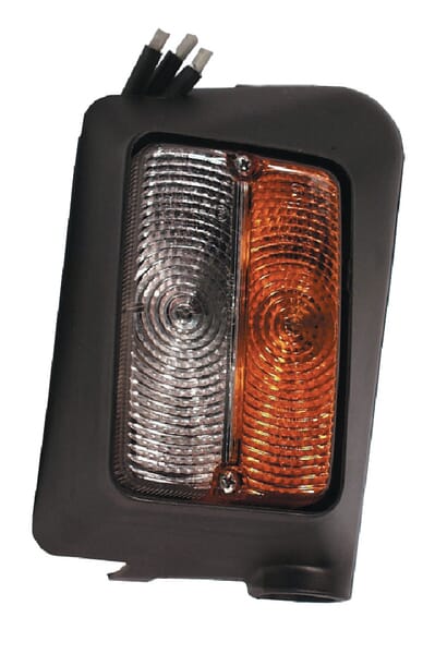 Cobo Light/Amber Direction And Position Lh Halogen, Front, Rectangular, 12V, Amber/Transparent, Bolt On, 175Xcobo 03182000