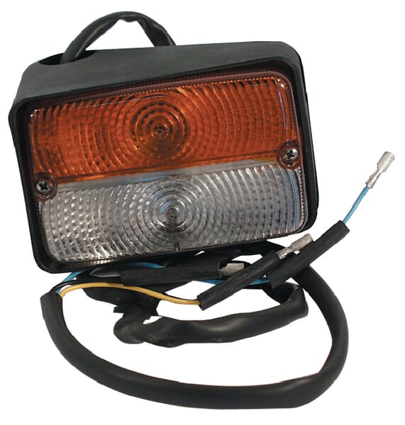 Cobo Light/Amber Direction And Position Lh Halogen, Front, Rectangular, 12V, Amber/Transparent, Bolt On, 122X60x82mm, 03271000