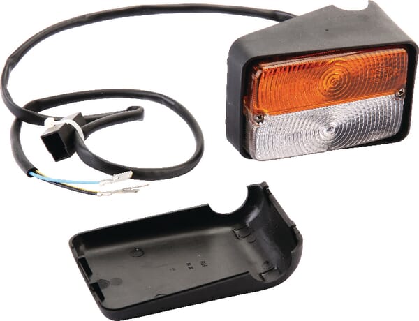 Cobo Light/Amber Marker Rectangular, Transparent/, Bolt On, 03410000