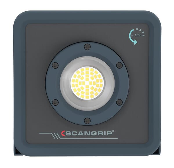 Compact 2000 lumen rechargeable LED work light
