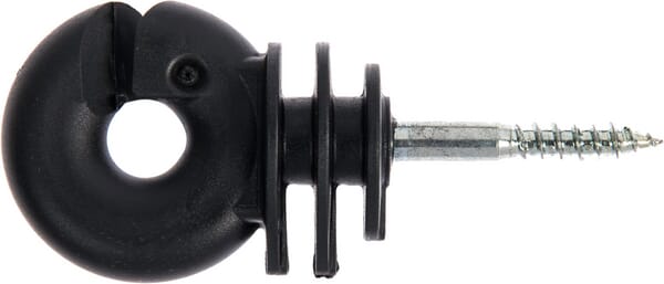 Gallagher Black Ring Insulator 125 Pieces 040711Gal