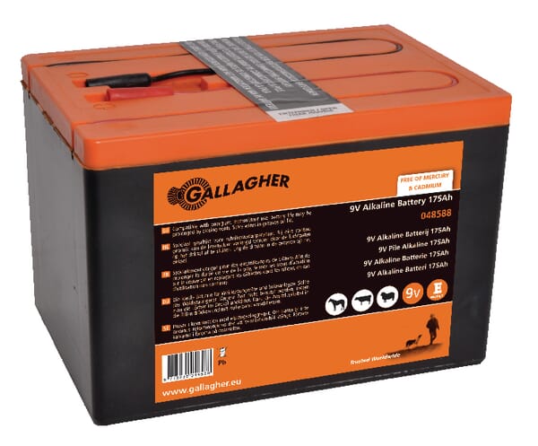 Gallagher Battery 9V 175Ah 048588Gal
