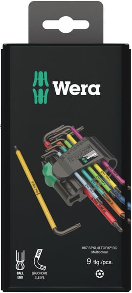 Wera Angle Screwdriver Set 967/9 Tx Bo 05073599001