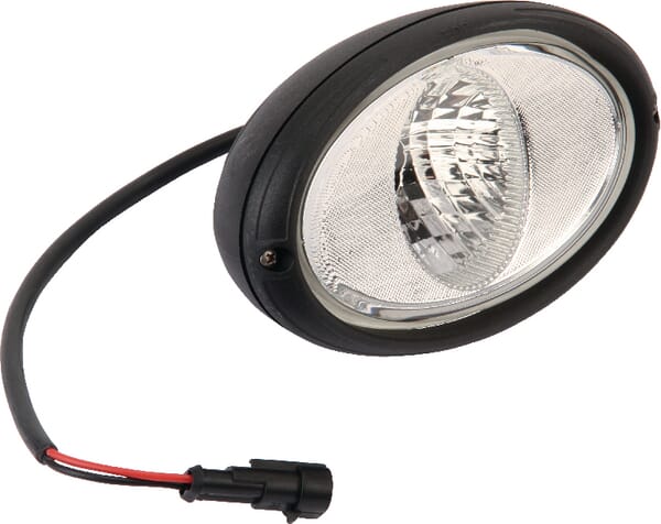 Work light oval, transparent, Cobo