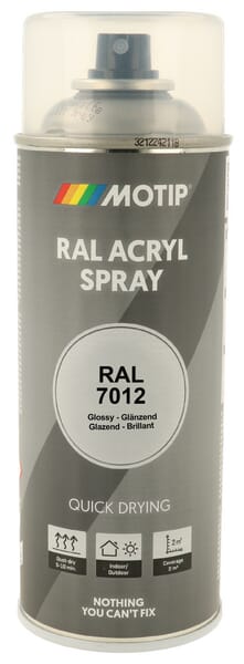 Motip Grey Ral 7012 Spray Basalt 07018