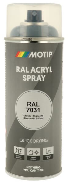 Motip Blue/Grey Ral 7031 Spray 07022