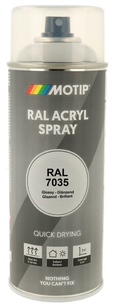 Motip Light/Grey Ral 7035 Acr Spr 07034