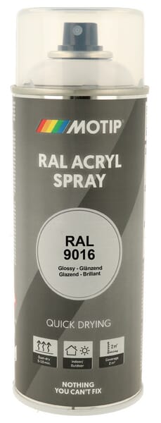Motip White Ral 9016 Acr Spr Traffic 07037