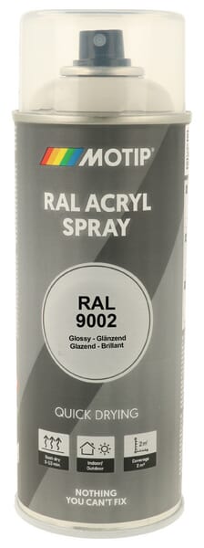 Motip Grey/White Ral 9002 Spray 07046
