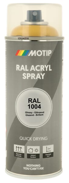 Motip Gold/Yellow Ral 1004 Spray 07072