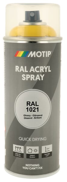 Motip Yellow Ral 1021 Spray Rape 07074