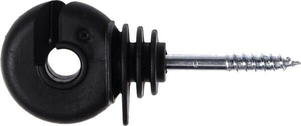 Gallagher Black Ring Insulator 100 Pieces 071074Gal