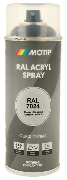 Motip Grey Ral 7024 Spray Graphite 07151