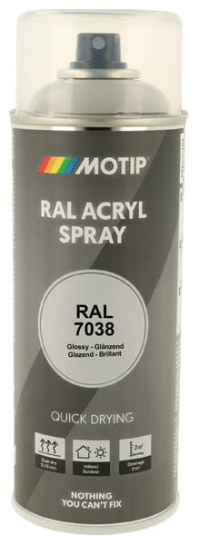 Motip Grey Ral 7038 Spray Achat 07152
