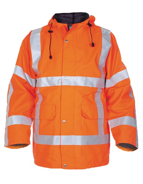Hydrowear Orange Parka Jacket, Size 3XL, Uk:46/Eu:62, Simply No Sweat, Uithoorn By 072360Fo3xl