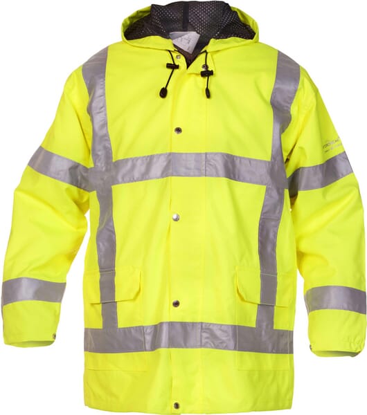 Hydrowear Yellow Parka Jacket Hi-Vis, Size L, Uk:40/Eu:52-54, Simply No Sweat, Uitdam By 072370Fyl