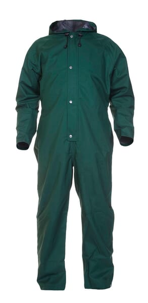Hydrowear Green Rain Coverall Size M 072450Grm