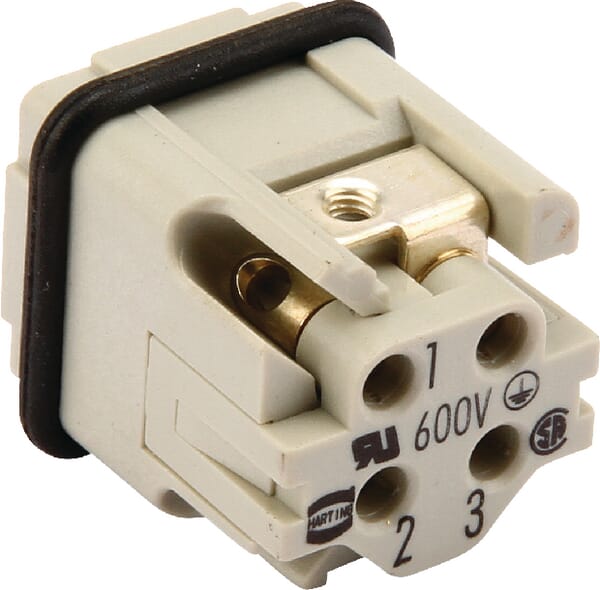 Harting Men's Insert A, 3P Screw 09200032611