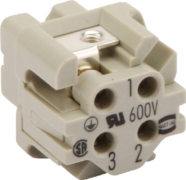 Harting Women's Insert A, 3P Screw 09200032711