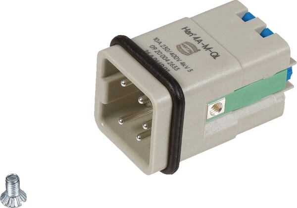 Harting Men's Insert A, 4P Quick Lock 09200042633
