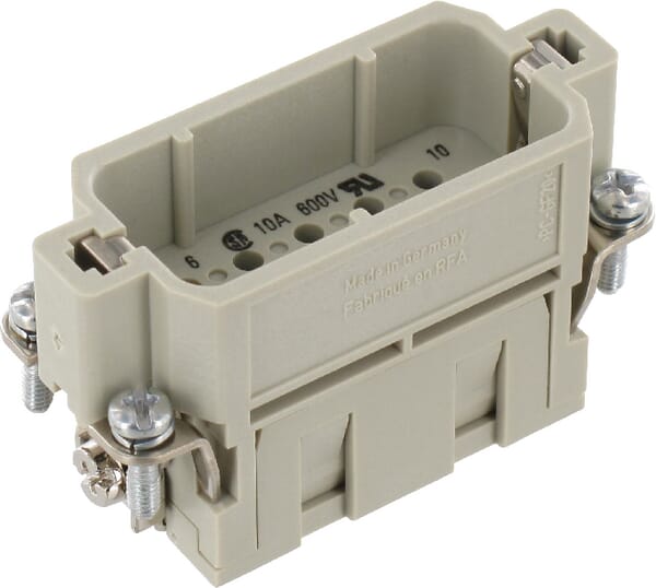 Harting Men's Insert A, 10P Crimp 09200103001