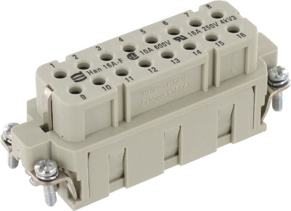 Harting Women's Insert A, 16P Crimp 1-16 09200163101