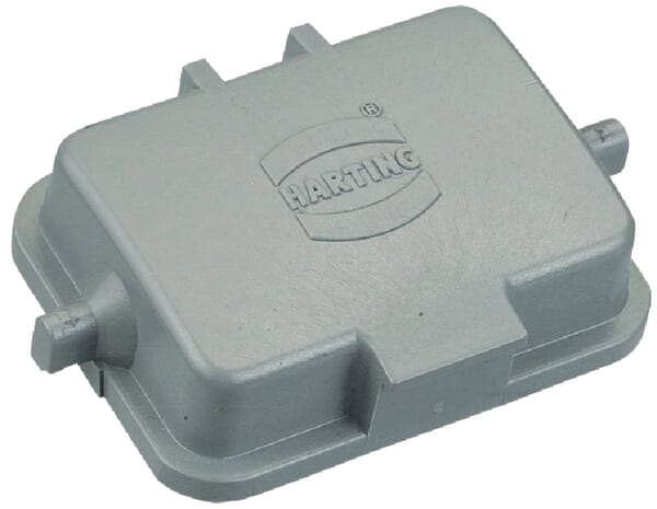 Harting Cover 6B With 2 Pegs, Plastic 09300065404