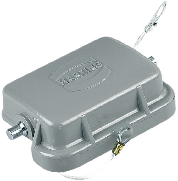 Harting Cover 6B With 2 Pegs, Metal 09300065425