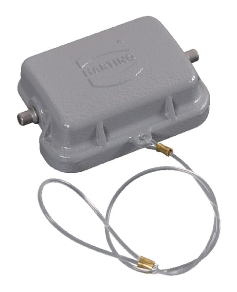Harting Cover 6B With 2 Pegs, Metal 09300065427