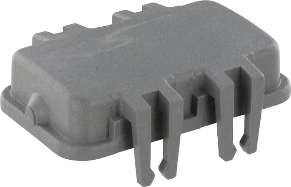 Harting Cover 10B With 4 Grounding Board Locks, Plastic 09300105401