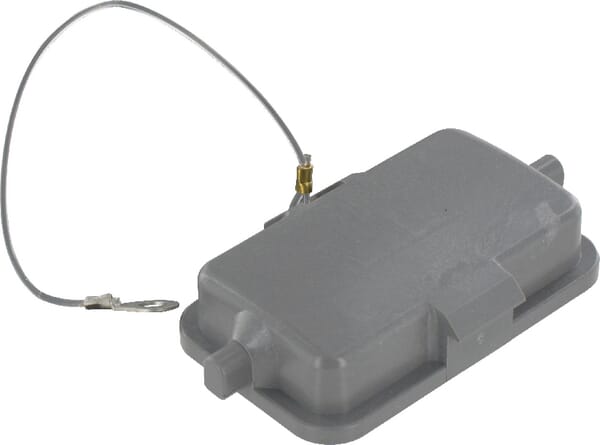 Harting Cover 10B With 2 Pegs, Plastic 09300105412