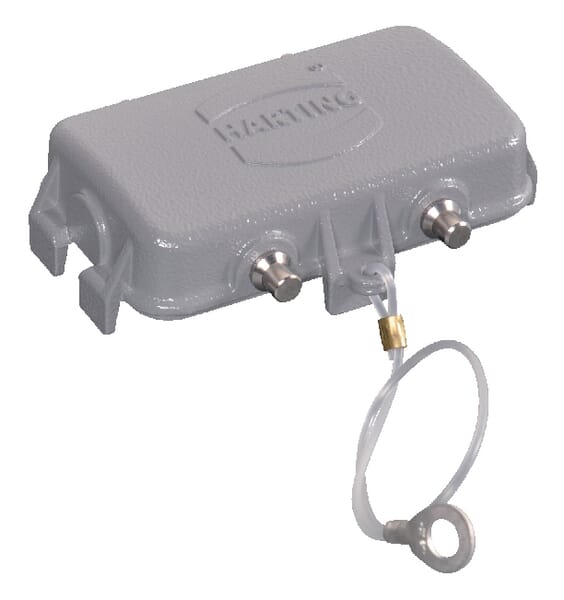 Harting Cover 10B With 4 Pegs, Metal 09300105425