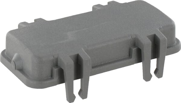 Harting Cover 16B With 4 Grounding Board Locks, Plastic 09300165401
