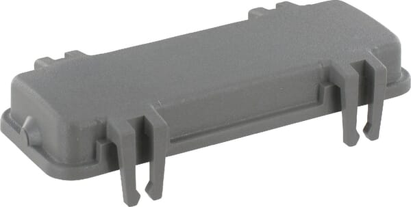 Harting Cover 24B With 4 Grounding Board Locks, Plastic 09300245401