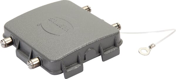 Harting Cover 32B With 4 Pegs, Metal 09300325425