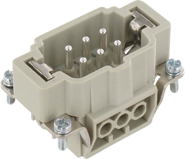 Harting Men's Insert E, 6P Screw 09330062601